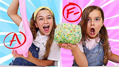 priscilla and maddie making slime